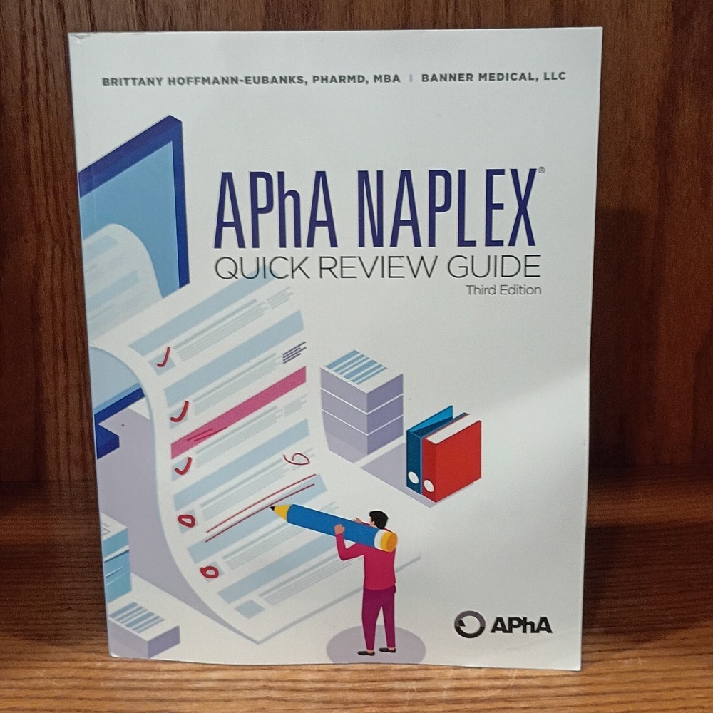 APhA NAPLEX Quick Review Guide 2nd Edition Paperback 2023 - Good